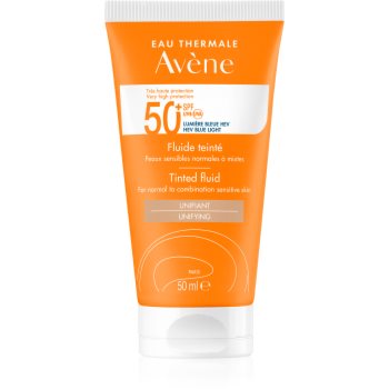 Avène Sun Tinted Fluid Fluid nuantator cu textura usoara SPF 50+ - imagine 2
